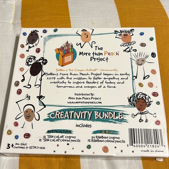 Bellen’s More Than Peach Creativity Bundle w/ Crayons & Colored Pencils - New - Picture 5 of 8